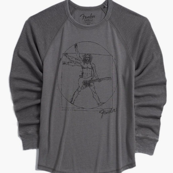 Lucky Brand Other - Lucky DaVinci Fender Burnout Thermal Shirt
